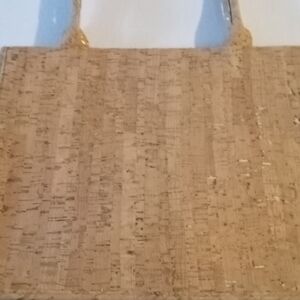 Cork with gold flecks purse/Tote